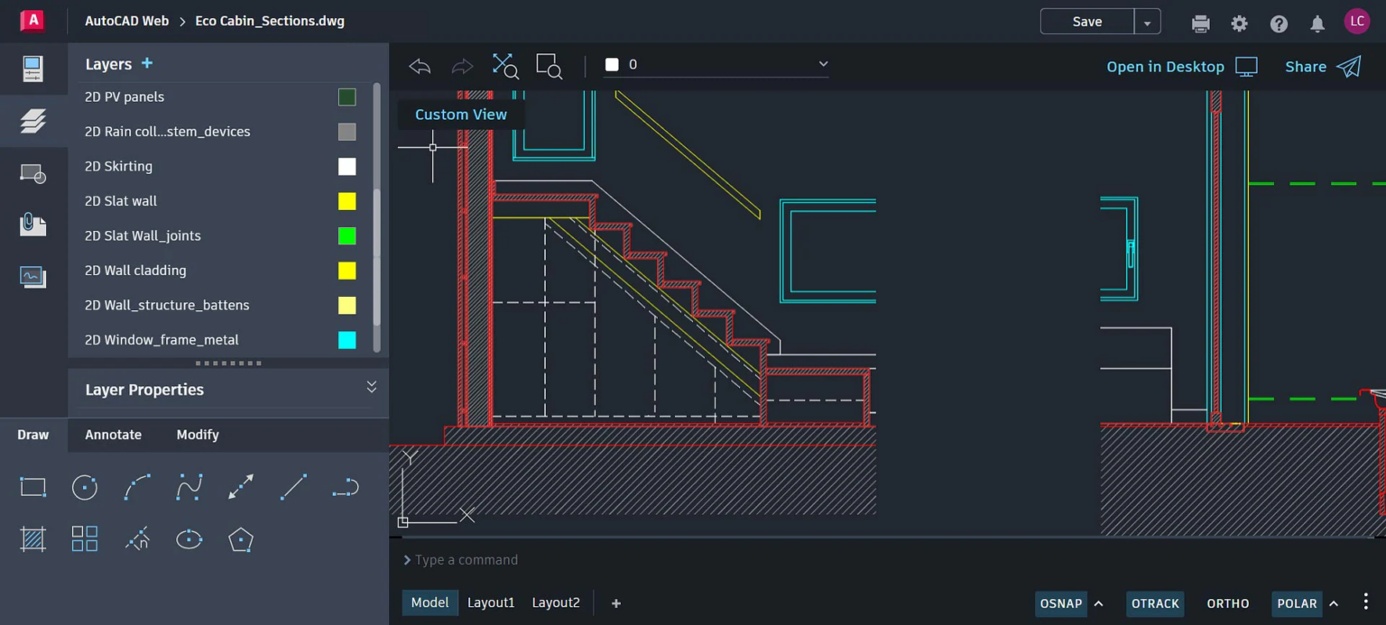 DWG 파일 뷰어로 충분할까? AutoCAD Web으로 현장에서 바로 편집하기